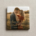 Custom Save the Date Photo Magnet (3"×3")