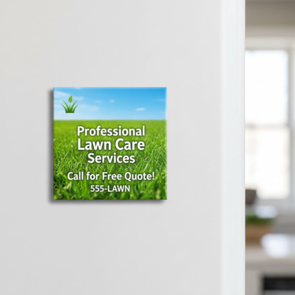 Custom Business Card Magnet (3"x3")