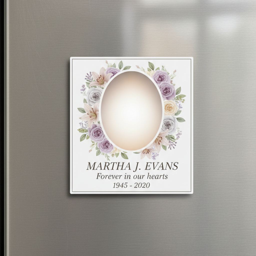 Memorial Magnet - Floral