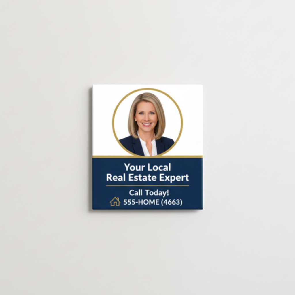 Custom Business Card Magnet (3"x3")