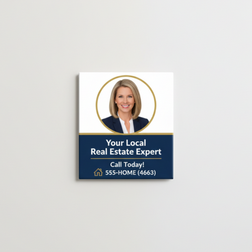 Custom Business Card Magnet (3"x3")